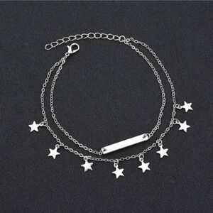 Silver Star Charm Bracelet